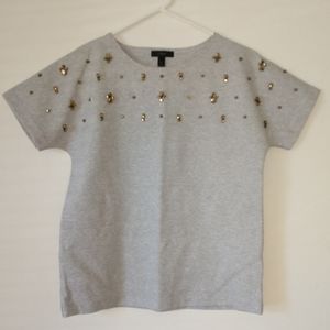 J Crew jeweled dolman top